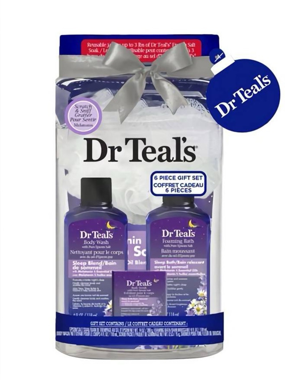 Dr. Teals Sleep Bath and Body Gift Set lavender chamomile epsom salts body wash